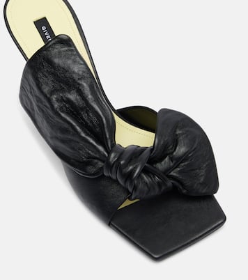 Mules Boudoir de piel con lazo | Givenchy