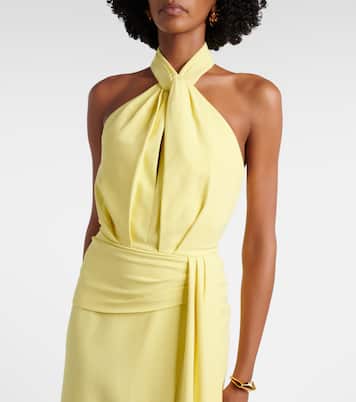 Halterneck cady gown | Elie Saab