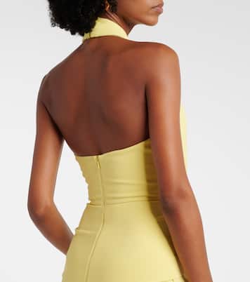 Halterneck cady gown | Elie Saab