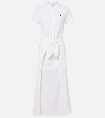 Cotton-blend piqué polo dress | Polo Ralph Lauren