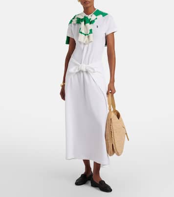 Cotton-blend piqué polo dress | Polo Ralph Lauren