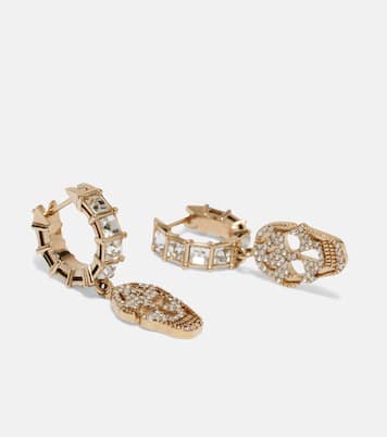 Crystal-embellished drop earrings | McQueen