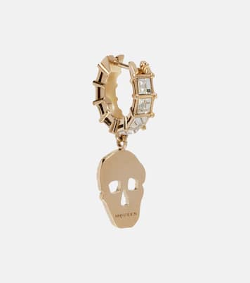 Crystal-embellished drop earrings | McQueen