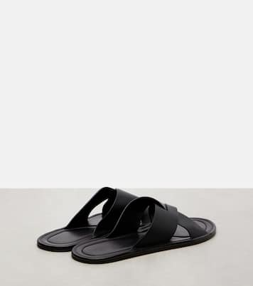 Sandalen Malick Cross aus Leder | The Row
