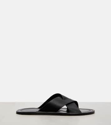 Sandalen Malick Cross aus Leder | The Row