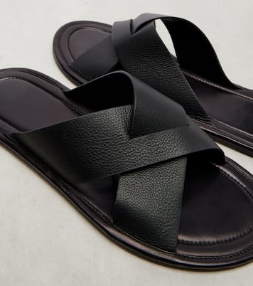 Sandalen Malick Cross aus Leder | The Row