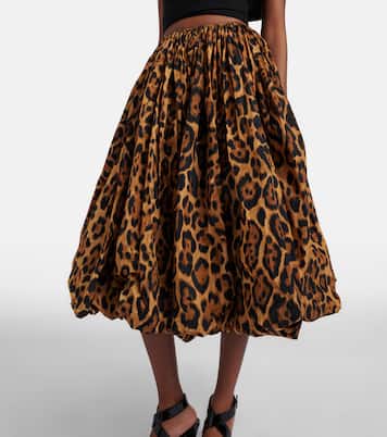 Midirock aus Taft | Alaïa