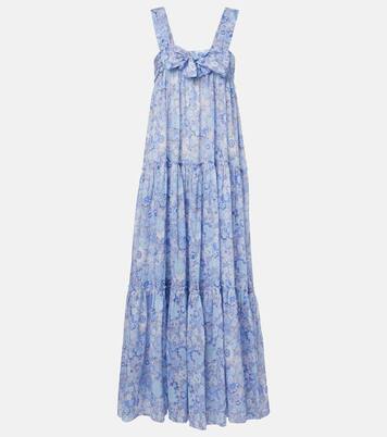 Floral cotton voile maxi dress | Chloé