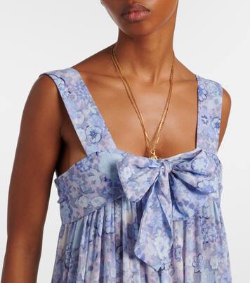 Floral cotton voile maxi dress | Chloé