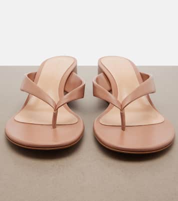 Plateau-Sandalen aus Leder | Gianvito Rossi
