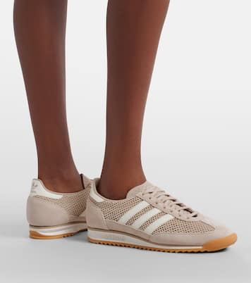 SL 72 OG suede-trimmed sneakers | Adidas