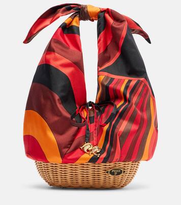 Picnic Iride silk top-handle bag | Pucci