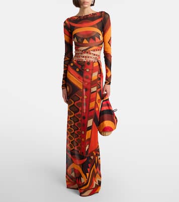 Picnic Iride silk top-handle bag | Pucci