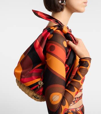 Picnic Iride silk top-handle bag | Pucci