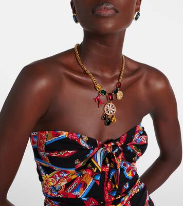 Carretto embellished pendant necklace | Dolce&Gabbana