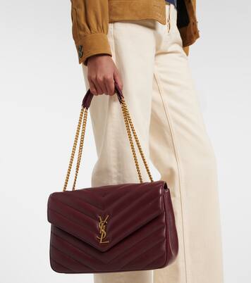 Loulou Large leather shoulder bag | Saint Laurent