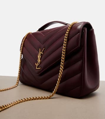 Loulou Large leather shoulder bag | Saint Laurent