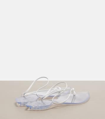 Invisible leather thong sandals | Alaïa