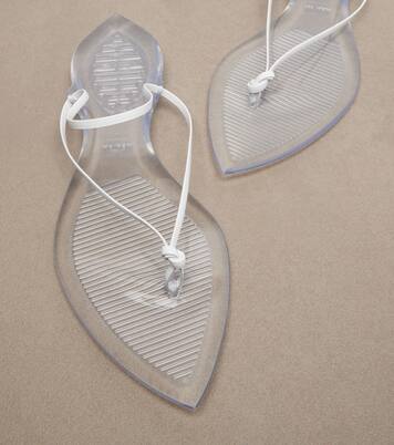 Invisible leather thong sandals | Alaïa