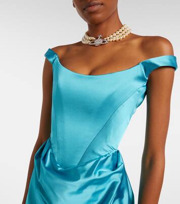 Nova Camille satin bustier gown | Vivienne Westwood