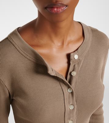 Varra ribbed-knit Henley shirt | Citizens of Humanity