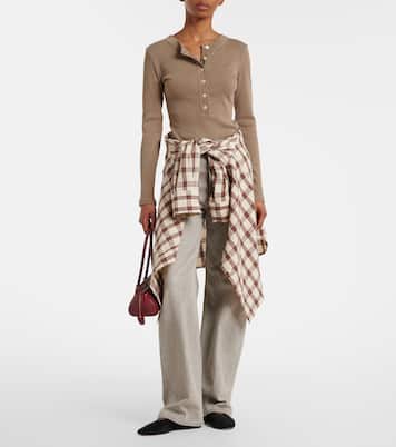 Varra ribbed-knit Henley shirt | Citizens of Humanity