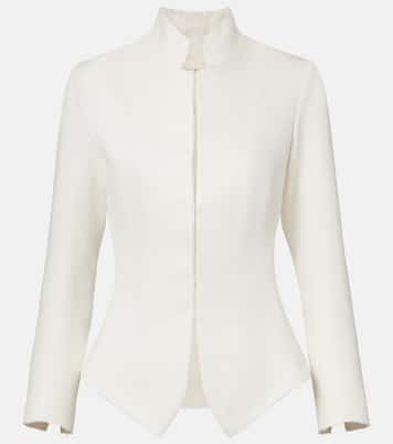 Brianda linen satin jacket | The Row