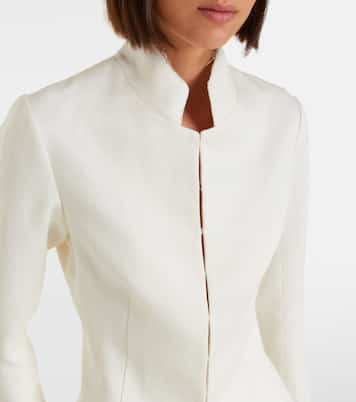Brianda linen satin jacket | The Row