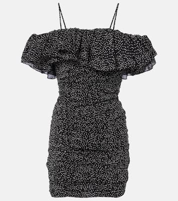 Davilia draped polka-dot cotton minidress | Marant Etoile
