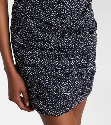Davilia draped polka-dot cotton minidress | Marant Etoile