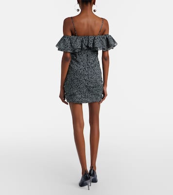 Davilia draped polka-dot cotton minidress | Marant Etoile