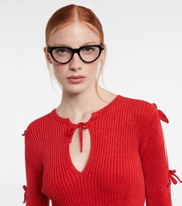 Cat-eye glasses | Bottega Veneta