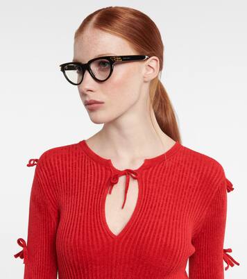 Cat-eye glasses | Bottega Veneta