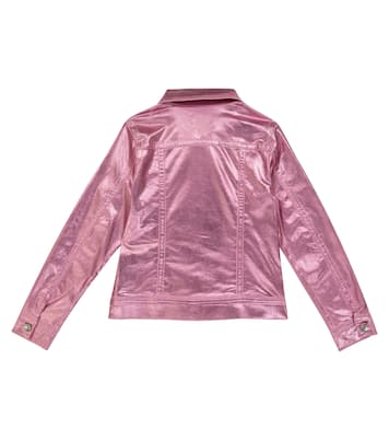 Metallic denim jacket | Dolce&Gabbana Kids