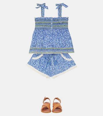 Lulu floral shorts | Poupette St Barth Kids