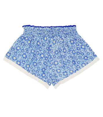 Lulu floral shorts | Poupette St Barth Kids