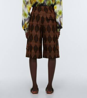 Bermuda in seta e cotone | Dries Van Noten
