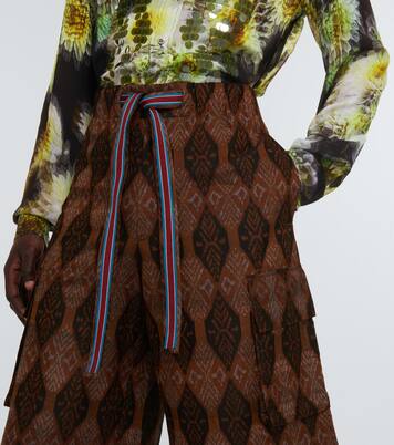 Bermuda in seta e cotone | Dries Van Noten