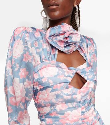 Robe en soie à fleurs | Magda Butrym