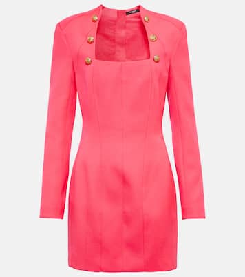 Robe en laine à ornements | Balmain