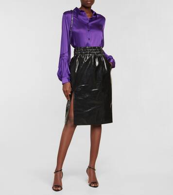 Midirock aus Leder | Tom Ford