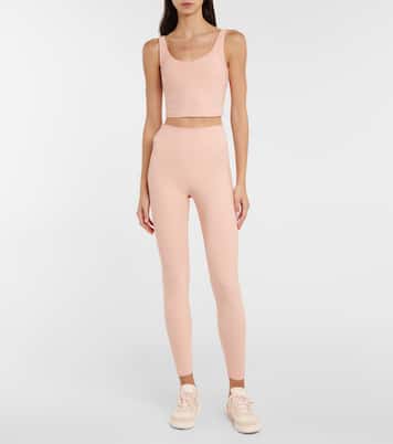 Mid-Rise Leggings Peached | The Upside