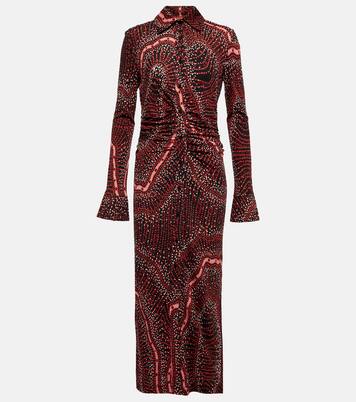 Robe chemise Claudia imprimée | Altuzarra