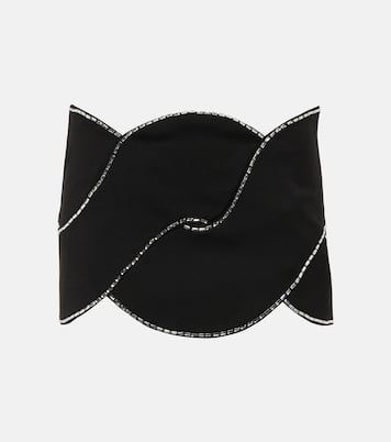 Verzierter Minirock aus Wolle | Area