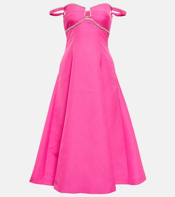 Robe midi à ornements | Self-Portrait