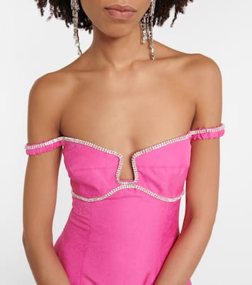 Robe midi à ornements | Self-Portrait