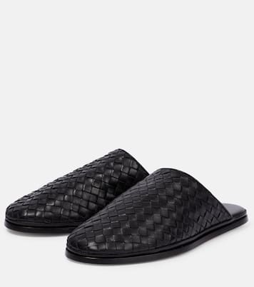 Slippers Intrecciato in pelle | Bottega Veneta