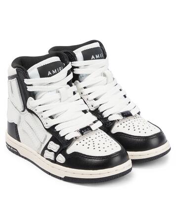 Skeleton leather high-top sneakers | Amiri Kids