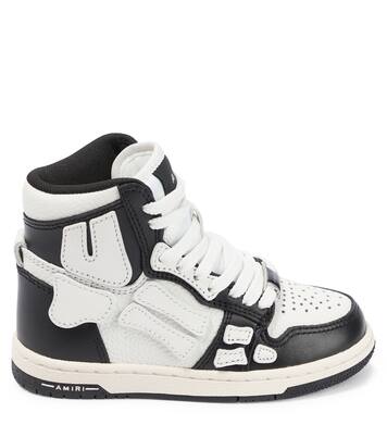 Skeleton leather high-top sneakers | Amiri Kids