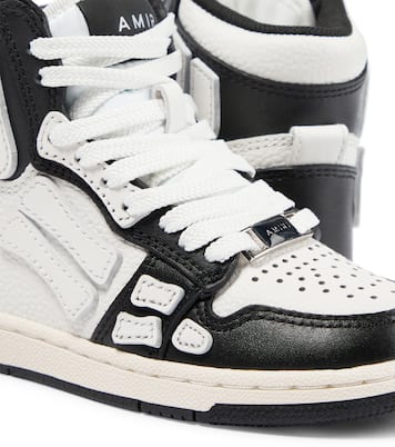 Skeleton leather high-top sneakers | Amiri Kids